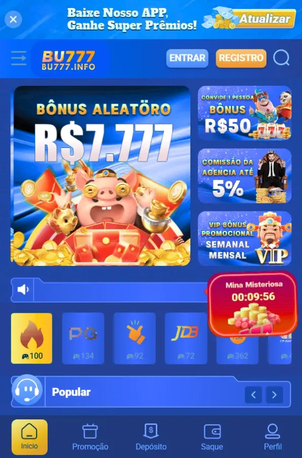 baixe agora o aplicativo do cassino bu777